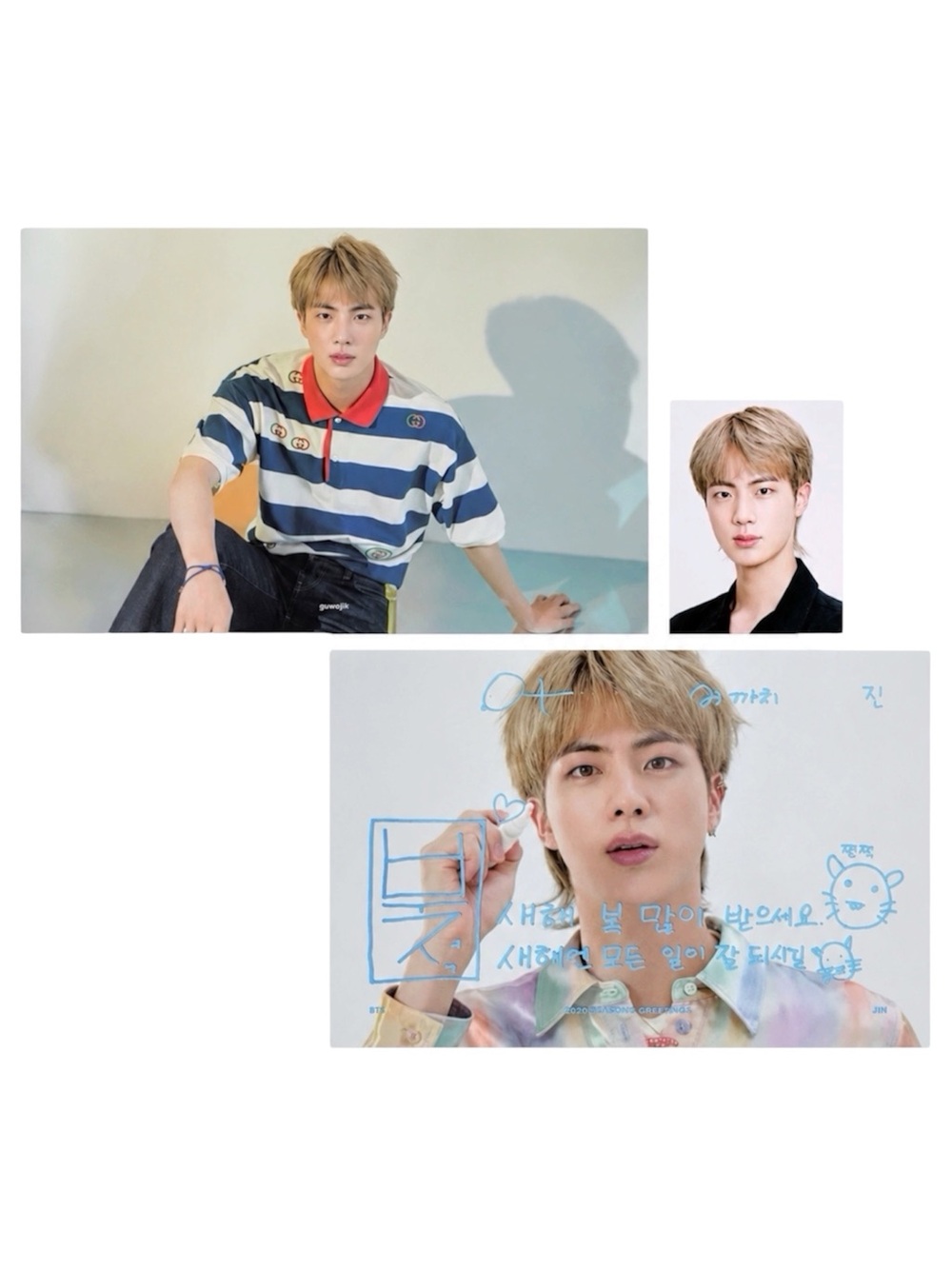 BTS 2020 SEASON’S GREETINGS - JIN PHOTO SET (BRAND NEW)